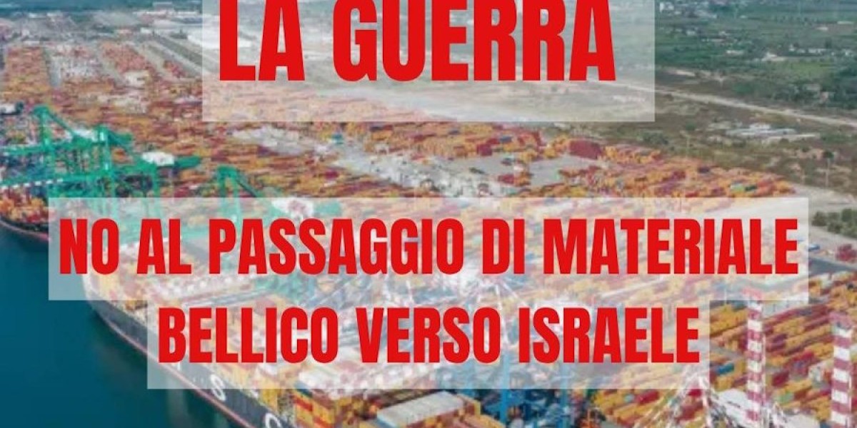 Stop al passaggio di materiale bellico per Israele dal porto di Gioia Tauro